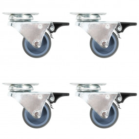 24 pcs Twin-wheel Swivel Casters 1.97 " (6x143439)