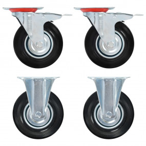 Casters 4 pcs 4.92 "