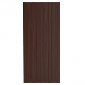Roof Panels 12 pcs Galvanized Steel Brown 39.4x17.7"