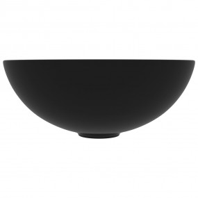 Bathroom Sink Ceramic Matt Black Round