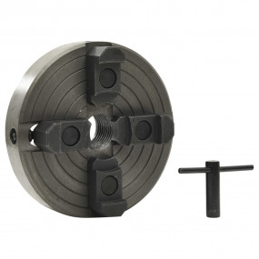 4 Jaw Wood Chuck with M33 Connection Steel Black 5.91x2...
