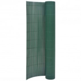 Double-Sided Patio Fence 35.4x157.5" Green
