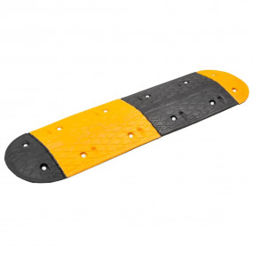 Speed Hump Yellow&Black 50.8x12.8x1.6" Rubber