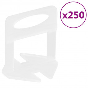 Tile Levelling Clips 250 pcs 0.08 "