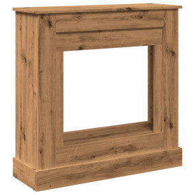 Fireplace Surround Artisan Oak 35.4x11.8x35.4" Engineer...