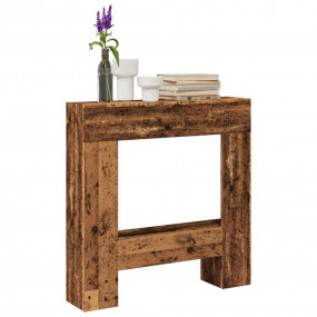 Fireplace Surround Old Wood 31.9x7.1x32.3" Engineered W...