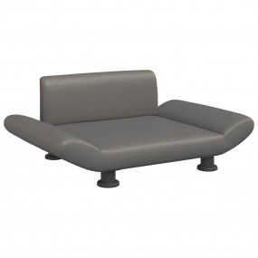 Dog Bed Grey 70x45 x 11.0 " Faux Leather