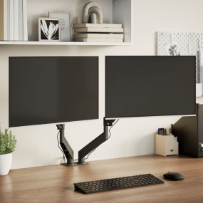 Dual Monitor Arm for Max 27 Inch Screen Gas Spring 44.1...
