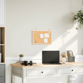 Cork Board with Solid Pine Wood Frame 15.7x11.8"