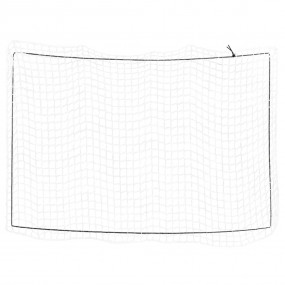 Trailer Net with Elastic Rope White 9.8x6.6' PP
