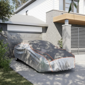 Car Cover for Sedan Hail Protection Full XXL Grey and S...