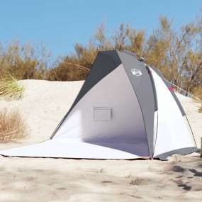 Beach Tent Grey 105.5x87.8x49.2" 185T Polyester
