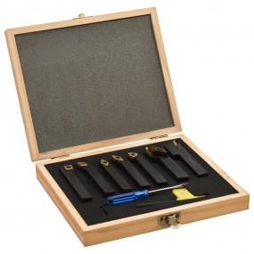 12 Pieces Indexable Turning Tool Set 0.47x0.47" 3.15 "