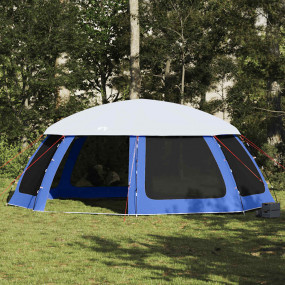 Pool Tent with Removable Fly & Mesh Walls Azure Blue 27...