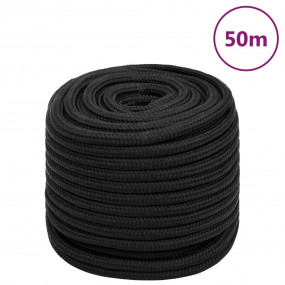 Boat Rope Full Black 0.63 " 164.0 ' Polypropylene