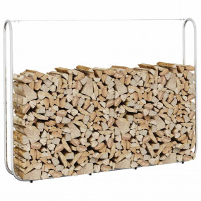 Firewood Rack 78.7x9.8x59.1" Galvanized steel