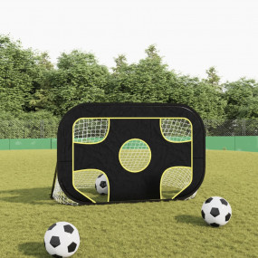 Football Goal Net with Target 47.2"x31.5"x31.5" Polyest...
