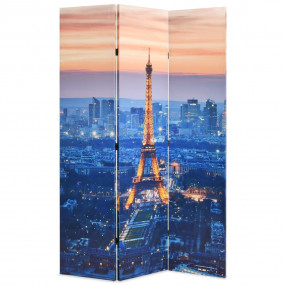 Folding Room Divider 47.2x66.9" Paris by Night