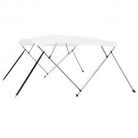 4 Bow Bimini Top White 95.7"x70.9"x53.9"