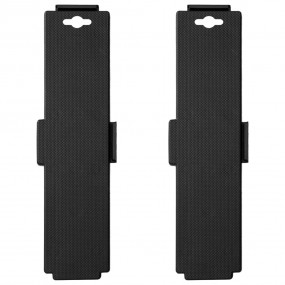 Moving Dollies with 4 Wheels 2 pcs Black Polypropylene ...