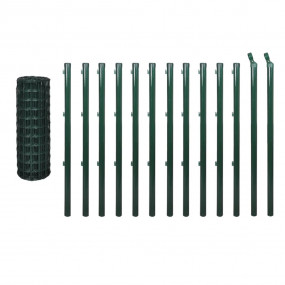Euro Fence Steel 82ftx3.9ft Green