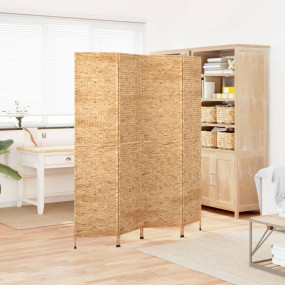 Room Divider 4-Panel 64.2x70.9" Water Hyacinth