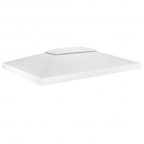 2-Tier Gazebo Top Cover 1 oz/ft 13.1'x9.8' White