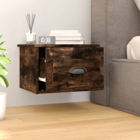 Wall-mounted Bedside Cabinets 2 pcs Smoked Oak 41,5x36x...