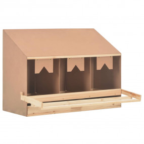 Chicken Laying Nest 3 Compartments 36.6"x15.7"x25.6" So...