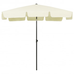 Beach Parasol Sand Yellow 78.7"x49.2"