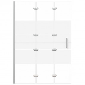 Folding Shower Enclosure ESG 39.4"x55.1" White