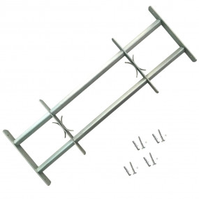 Adjustable Security Grille for Windows with 2 Crossbars...