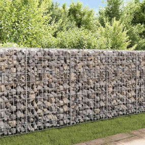 Gabion Basket Galvanized Steel 47.2"x11.8"x19.7"