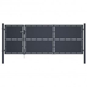 Garden Gate Steel 137.7"x49.2" Anthracite