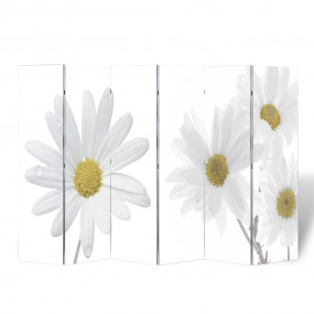 Folding Room Divider 85.4"x66.9" Flower