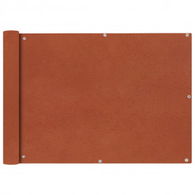 Balcony Screen Oxford Fabric 29.5"x157.4" Terracotta