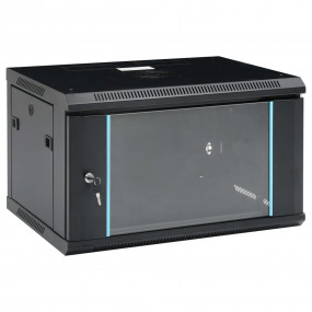 6U Wall Mounted Network Cabinet 19" IP20 23.6"x17.7"x14...
