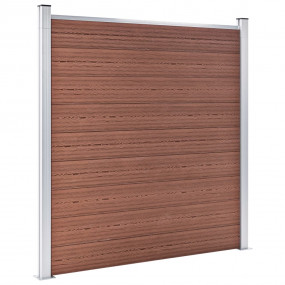 Garden Fence WPC 139"x73.2" Brown