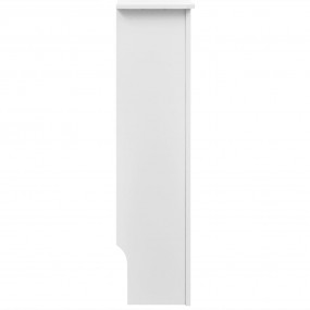 Radiator Covers 2 pcs White MDF 44.1"