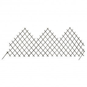 Garden Trellis Fences 5 pcs 66.9"x29.5" Willow