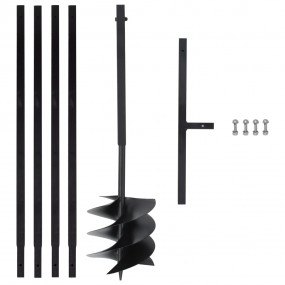 Ground Drill with Handle 1" with Extension Tube 13.1' S...