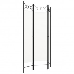 3-Panel Room Divider White 47.2"x70.9"