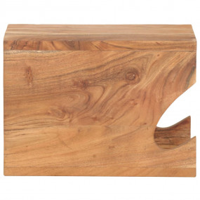 Wall Mounted Bicycle Rack 13.8"x9.8"x9.8" Solid Acacia ...