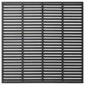 Louver Fence WPC 70.9"x70.9" Gray