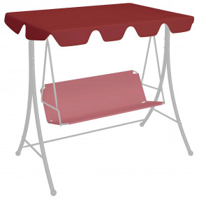 Replacement Canopy for Garden Swing Wine Red 74"/66.1"x...
