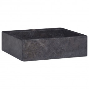 Sink Black 15.7"x15.7"x4.7" Marble