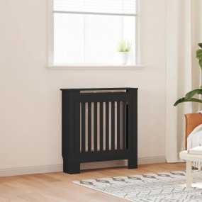 MDF Radiator Cover Black 30.7"