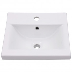 Built-in Basin 16.5"x15.4"x7.1" Ceramic White