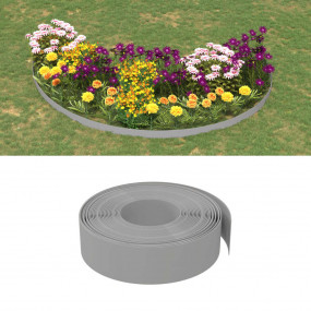 Garden Edgings 2 pcs Gray 32.8' 5.9" Polyethylene