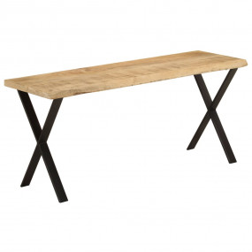 Bench with Live Edge 41.3" Solid Wood Mango